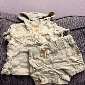 Carter's Green Kids Matching Set